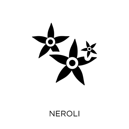 Neroli icon. Neroli symbol design from Nature collection. Simple element vector illustration on white background.のイラスト素材