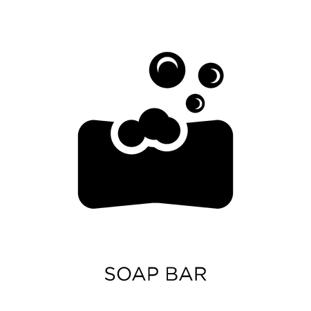soap bar icon. soap bar symbol design from Hygiene collection. Simple element vector illustration on white background.のイラスト素材