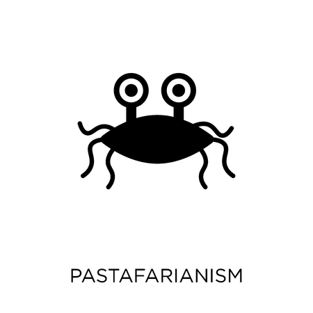 Pastafarianism icon. Pastafarianism symbol design from Religion collection. Simple element vector illustration on white background.のイラスト素材