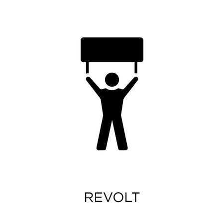 Revolt icon. Revolt symbol design from Army collection.のイラスト素材