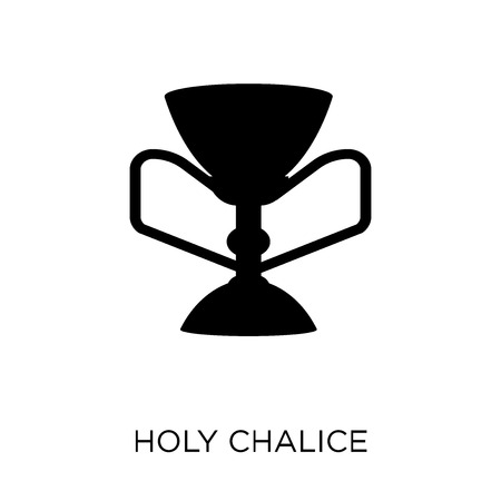 Holy chalice icon. Holy chalice symbol design from Religion collection. Simple element vector illustration on white background.のイラスト素材