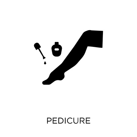 Pedicure icon. Pedicure symbol design from Hygiene collection. Simple element vector illustration on white background.のイラスト素材