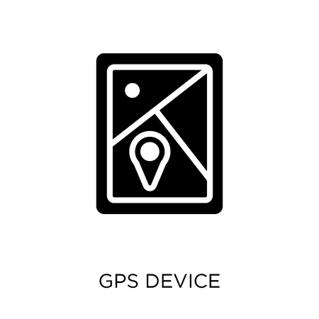 Gps device icon. Gps device symbol design from Maps and locations collection. Simple element vector illustration on white background.のイラスト素材