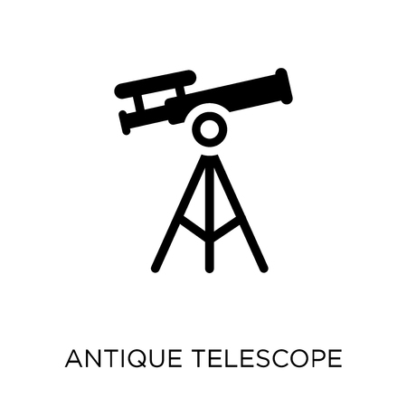 Antique Telescope icon. Antique Telescope symbol design from Nautical collection. Simple element vector illustration on white background.のイラスト素材