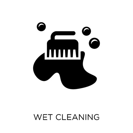 wet cleaning icon. wet cleaning symbol design from Hygiene collection. Simple element vector illustration on white background.のイラスト素材