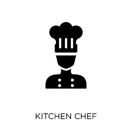 Kitchen chef icon. Kitchen chef symbol design from People collection. Simple element vector illustration on white background.のイラスト素材