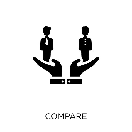 Compare icon. Compare symbol design from Human resources collection.のイラスト素材