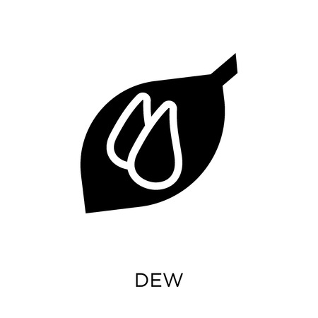 dew icon. dew symbol design from Weather collection. Simple element vector illustration on white background.のイラスト素材