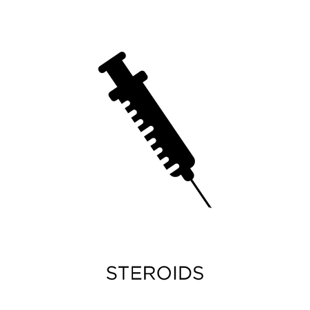 Steroids icon. Steroids symbol design from Gym and fitness collection. Simple element vector illustration on white background.のイラスト素材