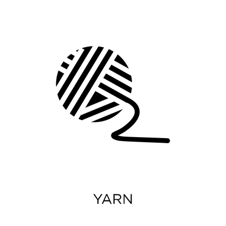 Yarn icon. Yarn symbol design from Sew collection. Simple element vector illustration on white background.のイラスト素材