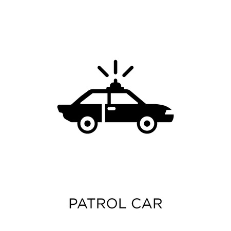 patrol car icon. patrol car symbol design from Transportation collection.のイラスト素材