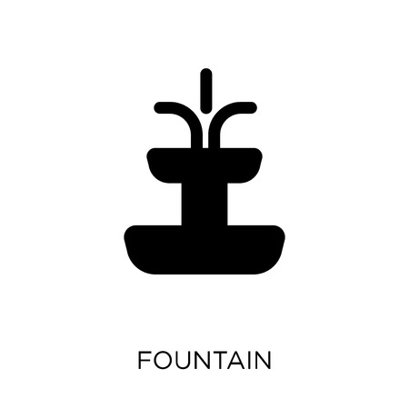 Fountain icon. Fountain symbol design from Architecture collection. Simple element vector illustration on white background.のイラスト素材
