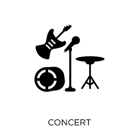 Concert icon. Concert symbol design from Entertainment collection.のイラスト素材