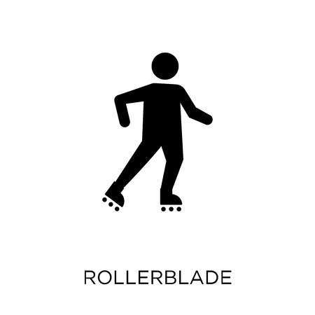 Skating icon and symbol design from Activity and Hobbies collection. Simple element vector illustration on white background.のイラスト素材