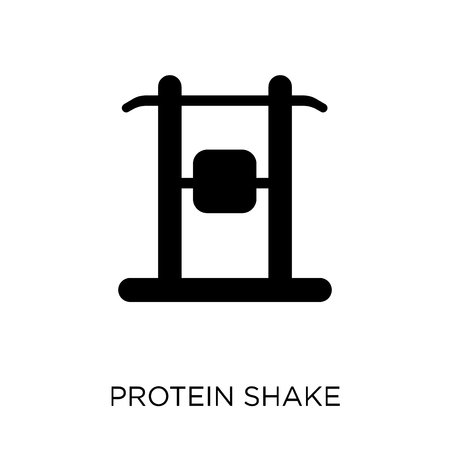 Protein shake icon. Protein shake symbol design from Gym and fitness collection. Simple element vector illustration on white background.のイラスト素材