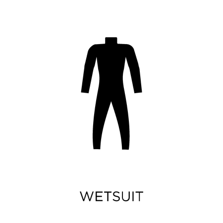 Wetsuit icon. Wetsuit symbol design from Summer collection. Simple element vector illustration on white background.のイラスト素材