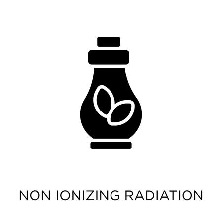 Non ionizing radiation icon. Non ionizing radiation symbol design from Health and medical collection. Simple element vector illustration on white background.のイラスト素材