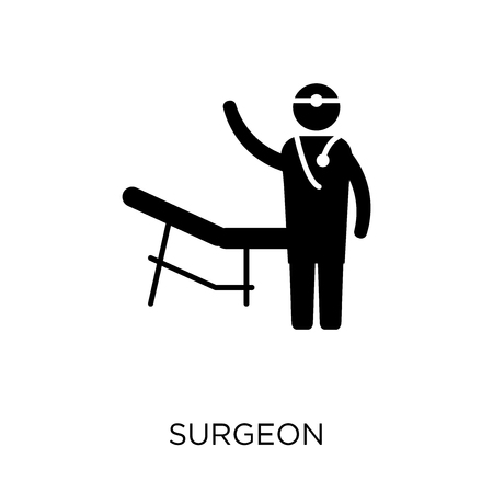 Surgeon icon. Surgeon symbol design from Professions collection. Simple element vector illustration on white background.のイラスト素材