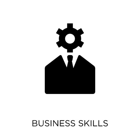 Business skills icon. Business skills symbol design from Business collection. Simple element vector illustration on white background.のイラスト素材