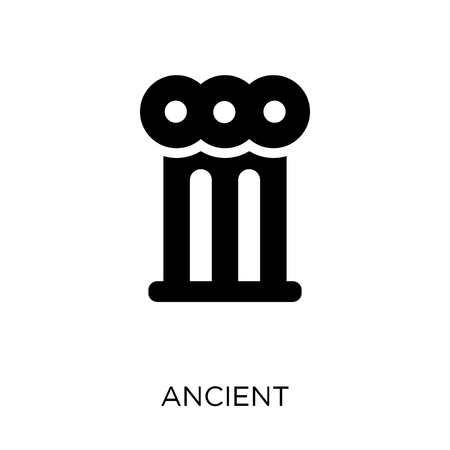 Ancient icon and symbol. Simple element vector illustration on white background.のイラスト素材