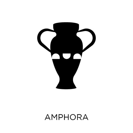 Amphora icon. Amphora symbol design from Desert collection. Simple element vector illustration on white background.のイラスト素材