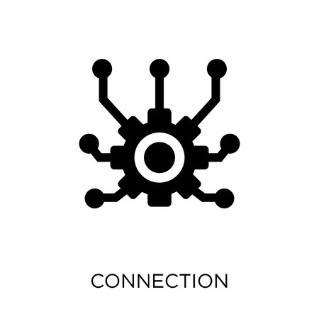 Connection icon. Connection symbol design from Communication collection. Simple element vector illustration on white background.のイラスト素材