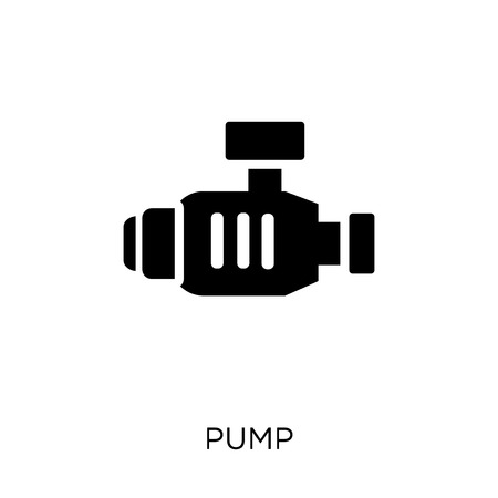 Pump icon. Pump symbol design from Industry collection. Simple element vector illustration on white background.のイラスト素材