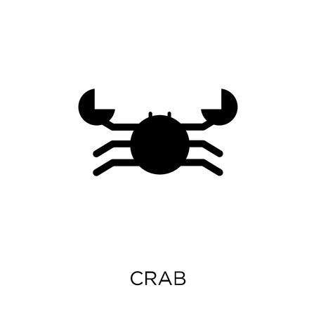 Crab icon. Crab symbol design from Restaurant collection. Simple element vector illustration on white background.のイラスト素材