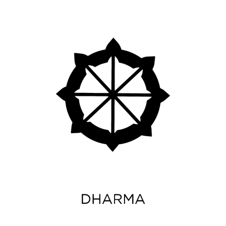 Dharma icon. Dharma symbol design from India collection. Simple element vector illustration on white background.のイラスト素材
