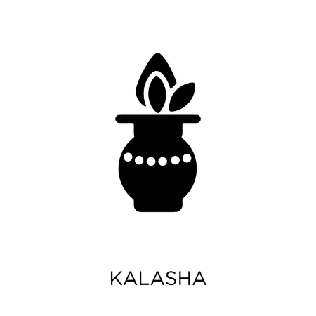 Kalasha icon. Kalasha symbol design from India collection. Simple element vector illustration on white background.のイラスト素材