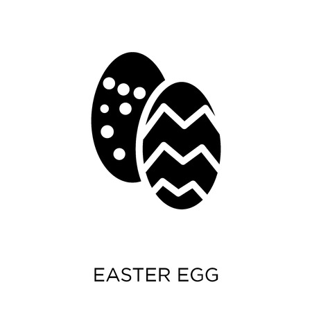 Easter egg icon. Easter egg symbol design from Christmas collection. Simple element vector illustration on white background.のイラスト素材