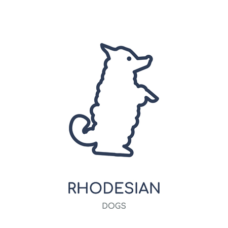 Icon Rhodesian Ridgeback Vector of Rhodesian Ridgeback dog icon. - ID:1-111820921 - Royalty Free ...