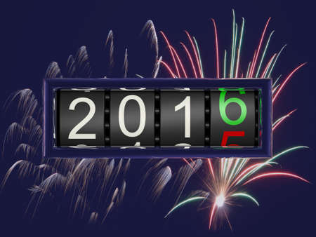 New Year 2016 eの写真素材