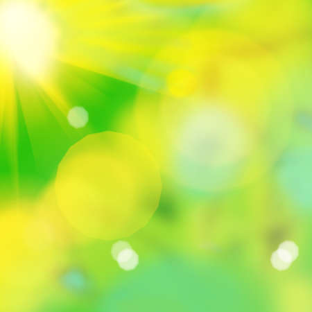 image of blurred circles on a green backgroundの写真素材