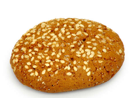 Isolated image of cookies on a white backgroundの写真素材
