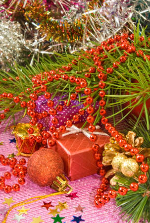 image of various Christmas decorationsの写真素材