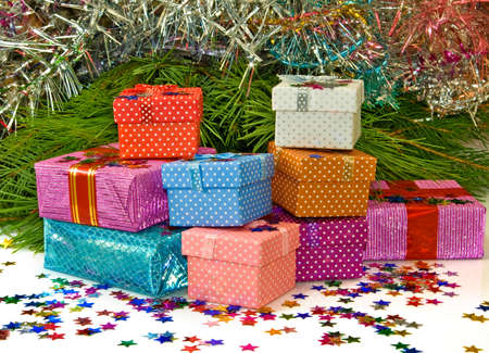 Image of various gift boxesの写真素材
