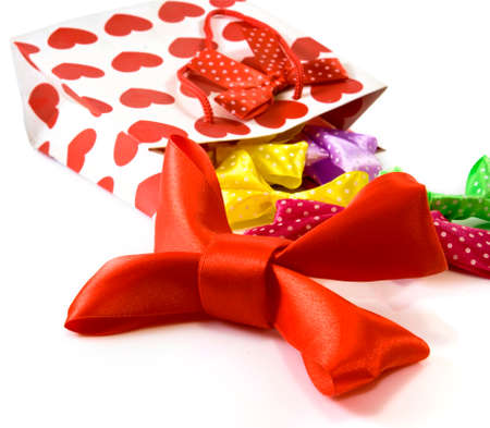 Isolated image of shopping bag closeupの写真素材