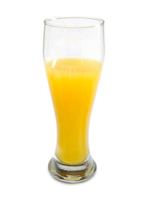 Isolated image of juice on a white backgroundの写真素材