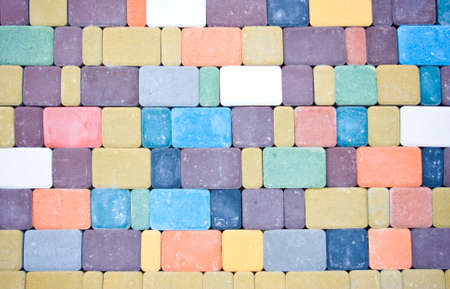Image of colored pavement as backgroundの写真素材