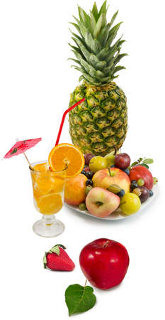 image of  cocktail and fruitの写真素材