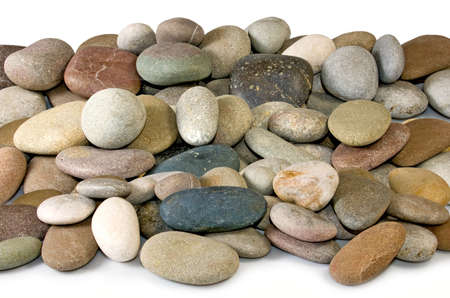 image of stones on a white backgroundの写真素材