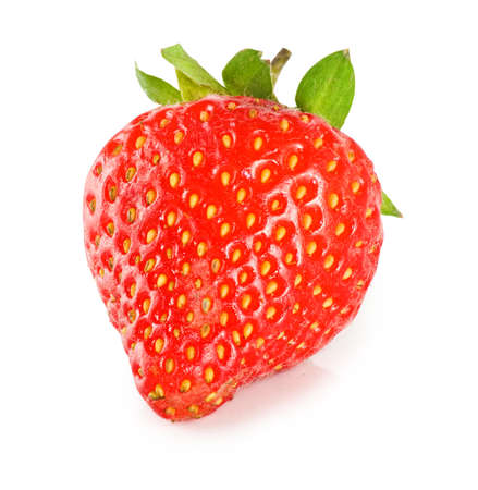 Isolated image of a strawberryの写真素材