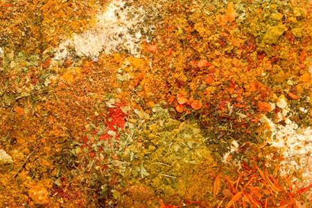 Image of various spices closeupの写真素材