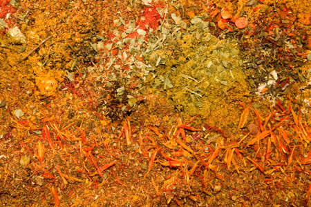 Image of various spices closeupの写真素材