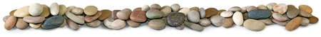 Isolated image of stones on a white backgroundの写真素材