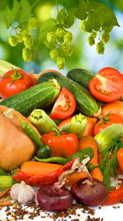 image of different vegetables closeupの写真素材