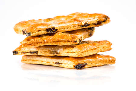 Isolated image of delicious cookies close-upの写真素材