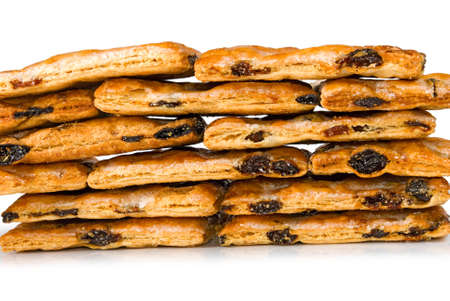 Isolated image of delicious cookies closeup