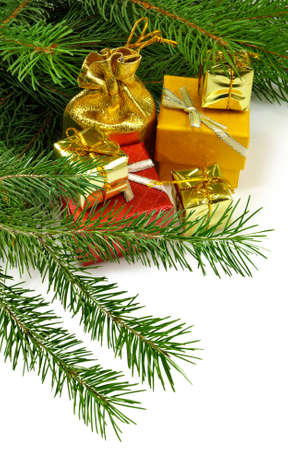 image of of Christmas gifts close-upの写真素材